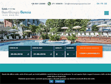 Tablet Screenshot of hotelsangiorgiosavoia.com